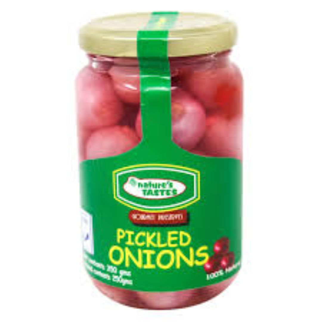 NATURES TASTES PICKLED ONIONS 750G
